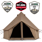 White Duck 10' Regatta Bell Tent | 4-Season Luxury Cotton Canvas Glamping Tent