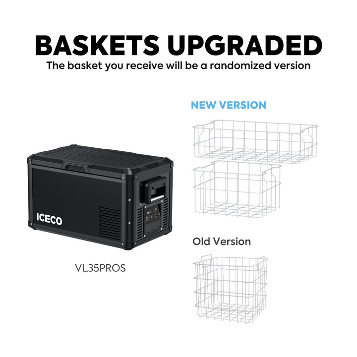 ICECO VL35ProS 12V Portable Fridge Freezer 35L Single Zone | Compact Car & Camping Refrigerator