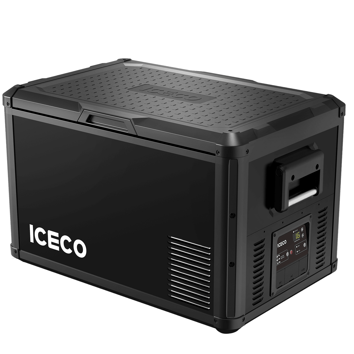 ICECO Heavy-Duty 12V Fridge Freezer 60L | Single Zone Steel Series