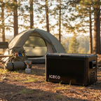 ICECO Heavy-Duty 12V Fridge Freezer 60L | Single Zone Steel Series