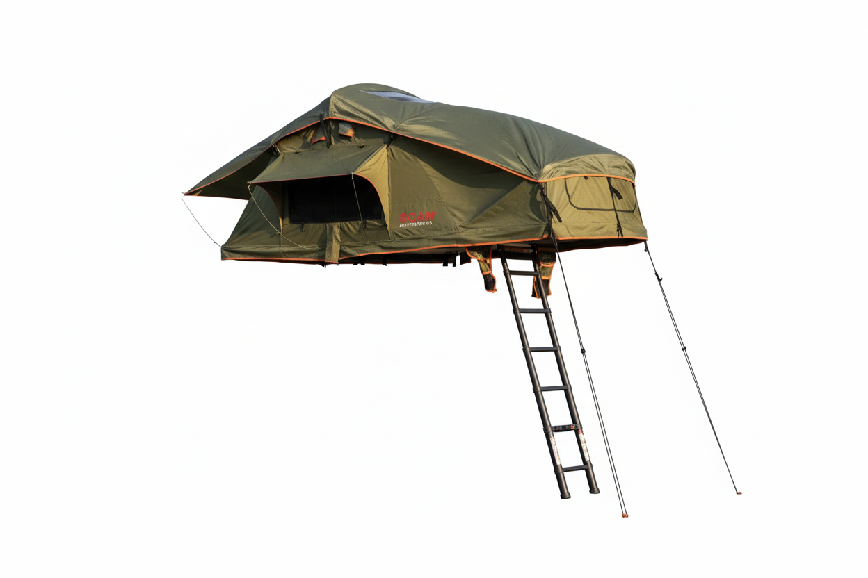 The Vagabond Rooftop Tent V1.0 | Lightweight 2-Person Soft Shell Overland Tent