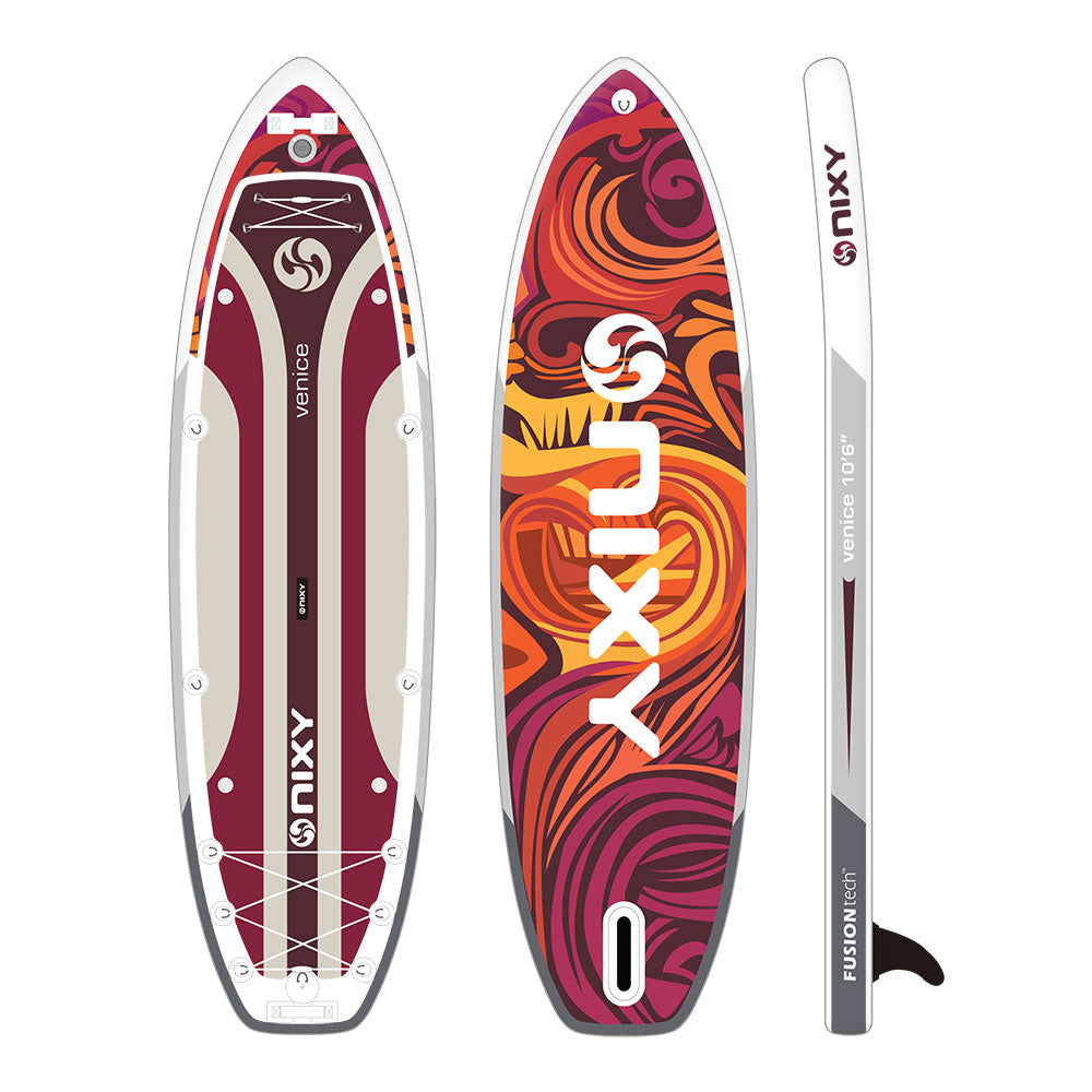 NIXY Venice G5 Cruiser / Yoga SUP | 10'6" Inflatable Stand Up Paddle Board Set