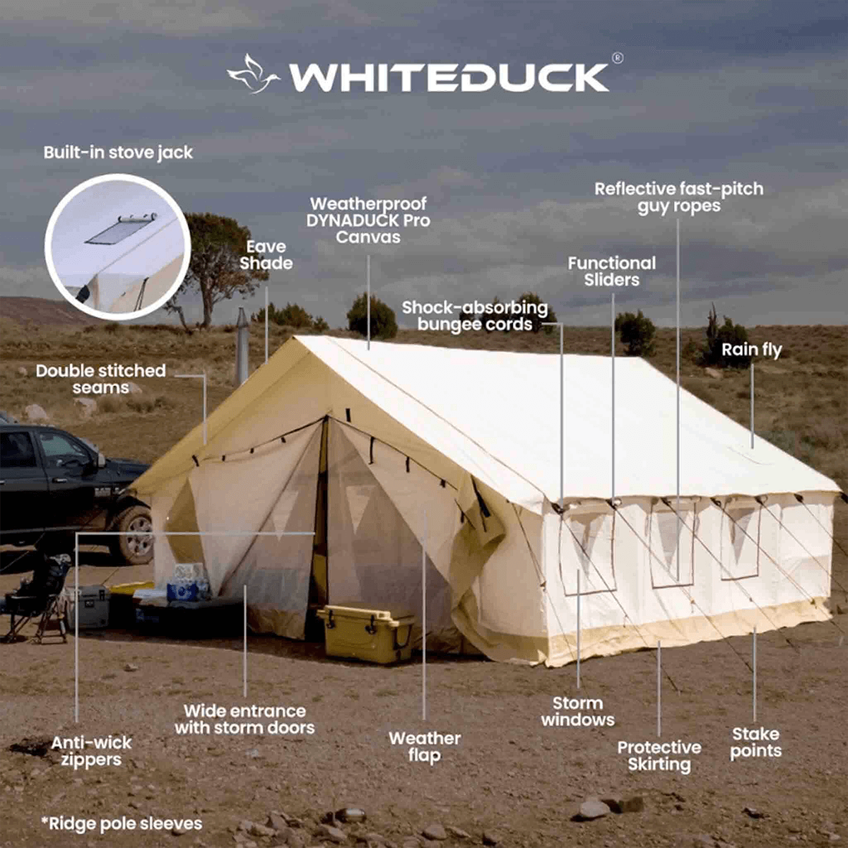 White Duck Alpha Pro Wall Tent