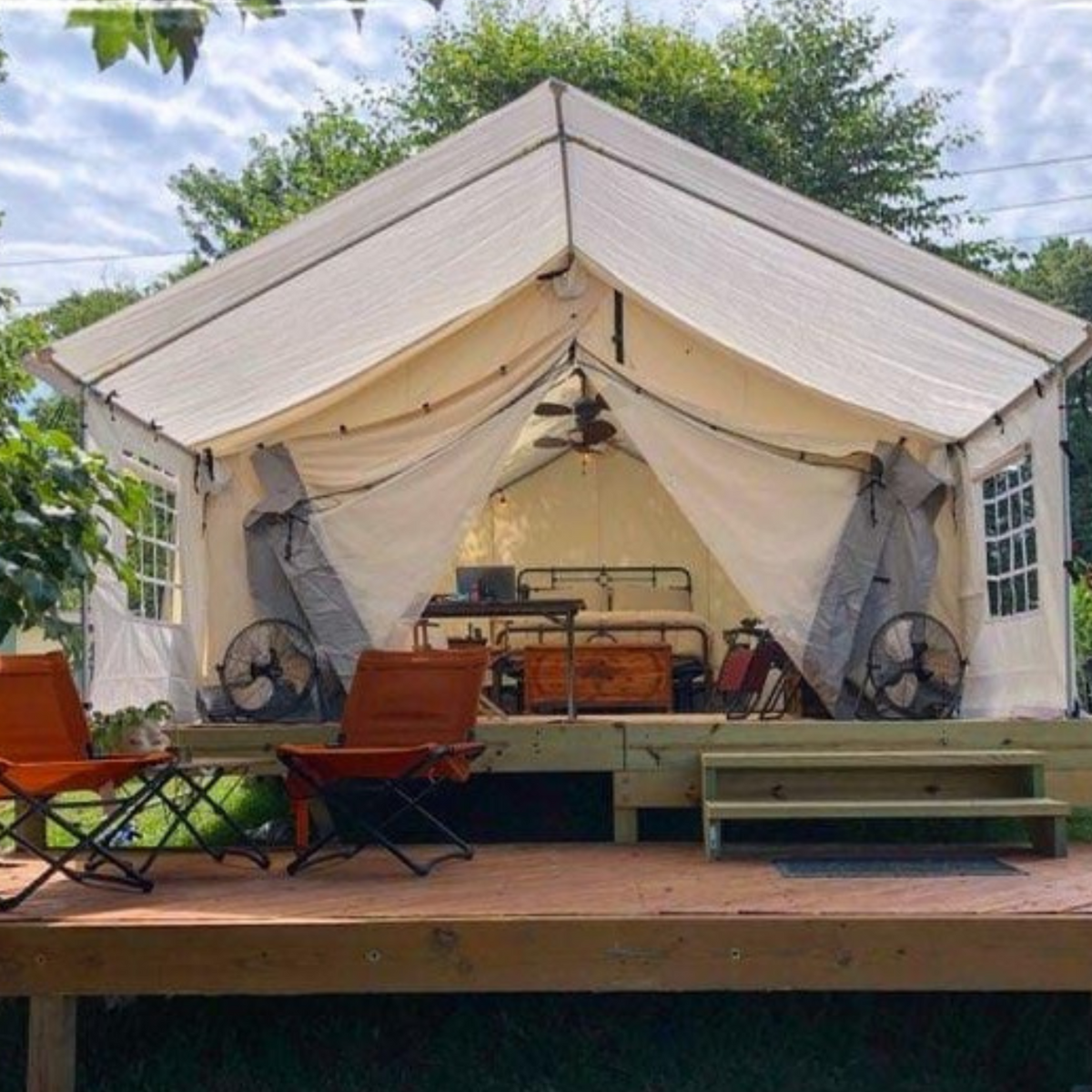 White Duck Canvas Porch - Alpha/ Alpha Pro Wall Tent