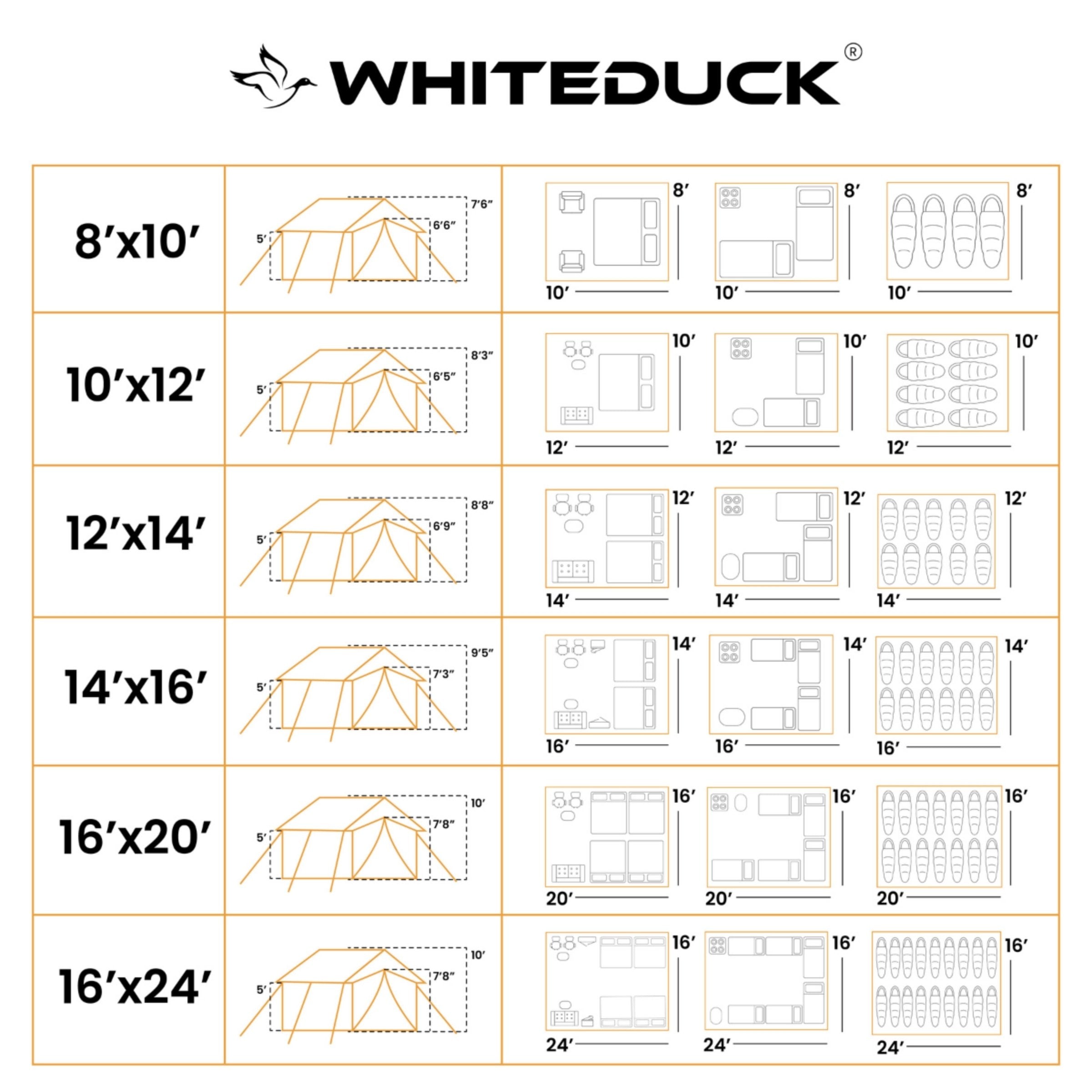 White Duck Alpha Pro Wall Tent