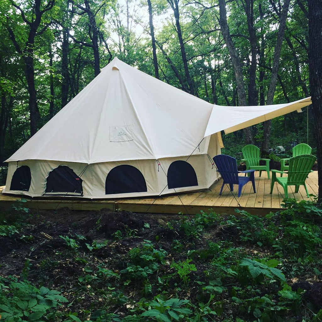White Duck Awning for Regatta & Avalon Bell Tents