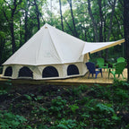 White Duck Awning for Regatta & Avalon Bell Tents