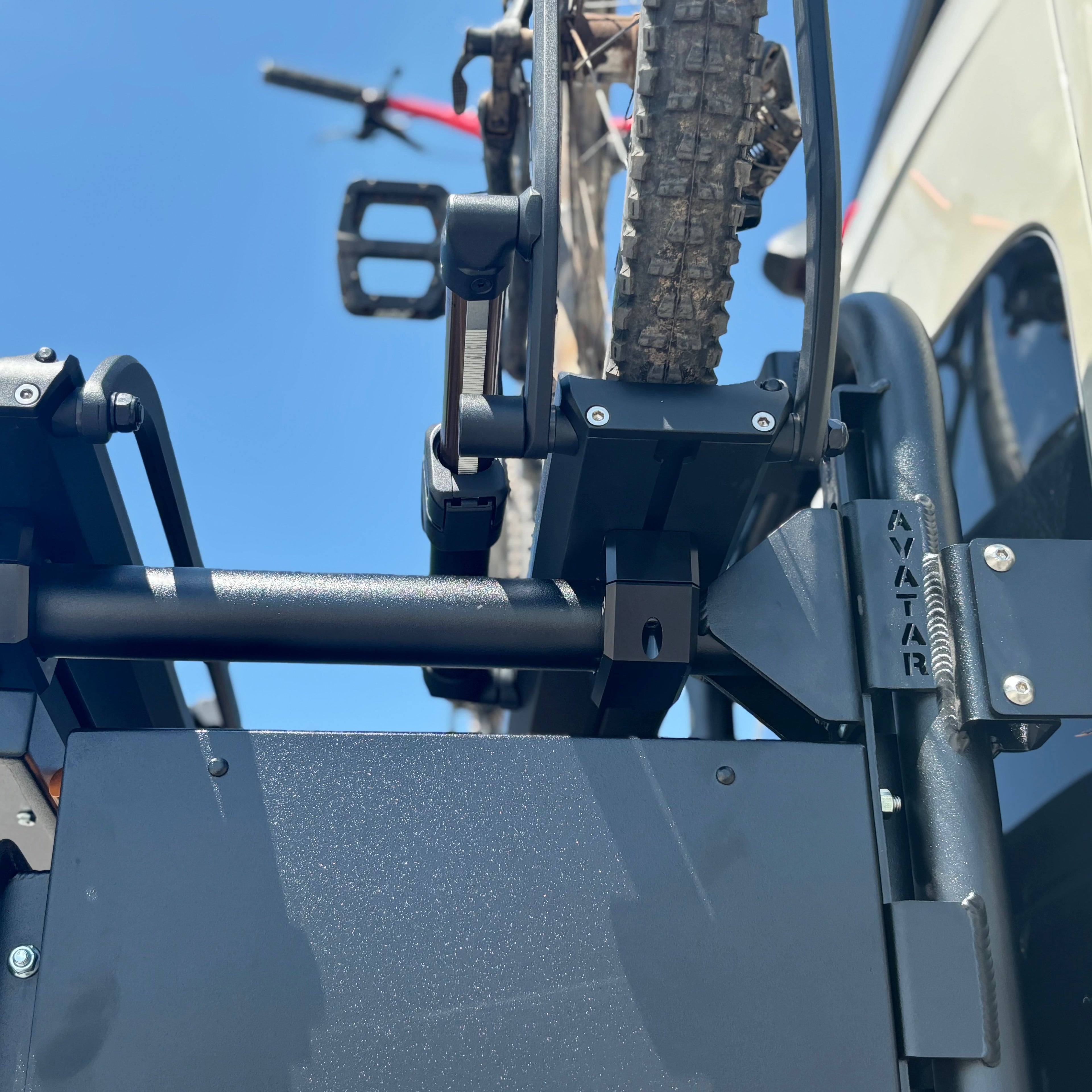 Avatar Offroad Massif Storage Solution Bike Posts | Van Exterior Bicycle Mount System