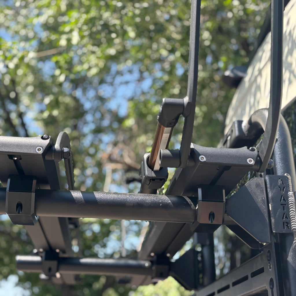 Avatar Offroad Massif Storage Solution Bike Posts | Van Exterior Bicycle Mount System