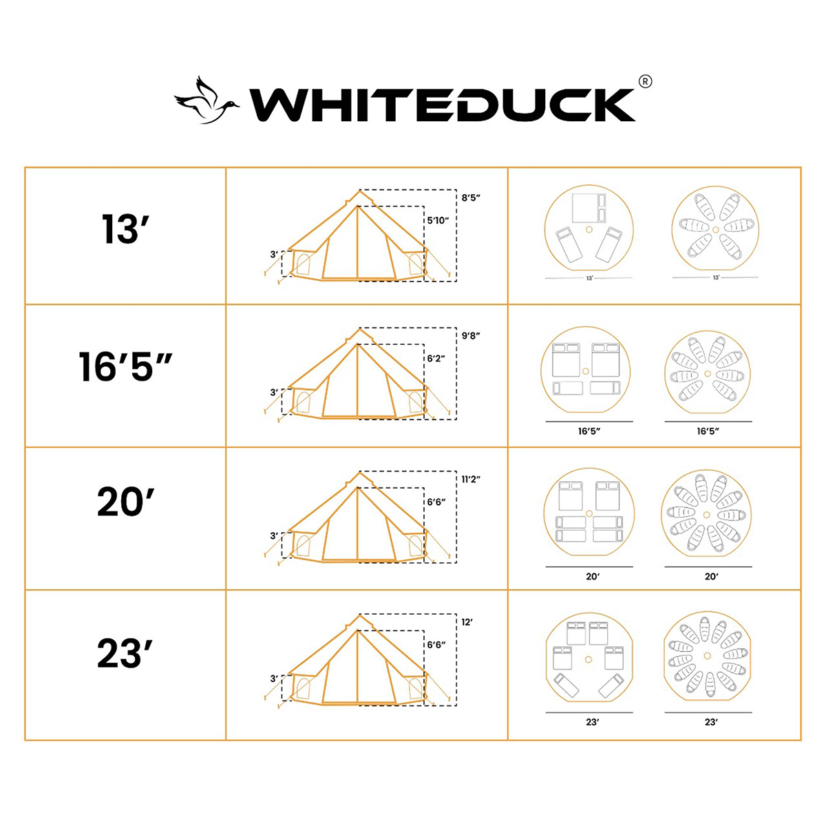 White Duck Avalon Bell Tent