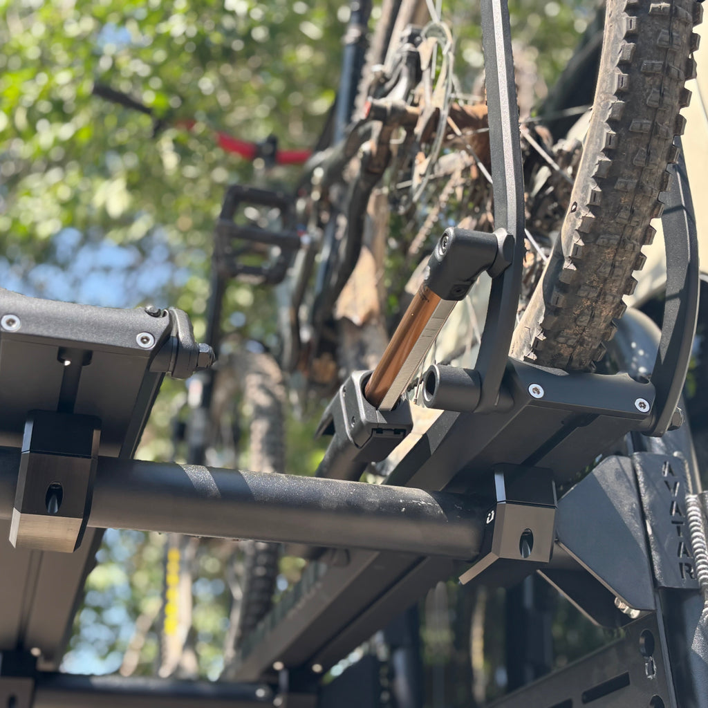 Avatar Offroad Massif Storage Solution Bike Posts | Van Exterior Bicycle Mount System