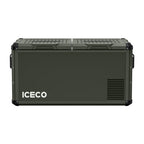 ICECO Heavy-Duty 12V Fridge Freezer 75L | Dual Zone Steel Series