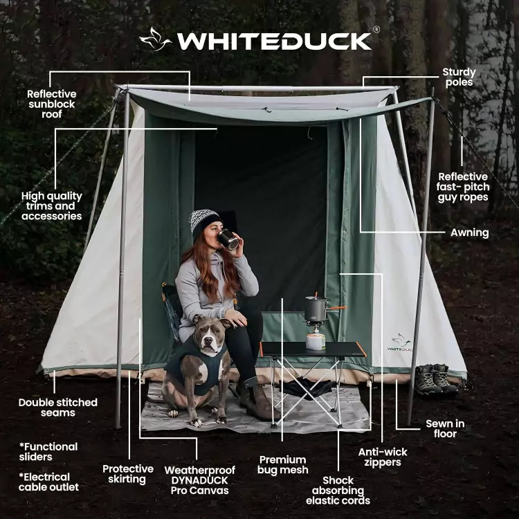 White Duck Deluxe Prota Canvas Cabin Tent