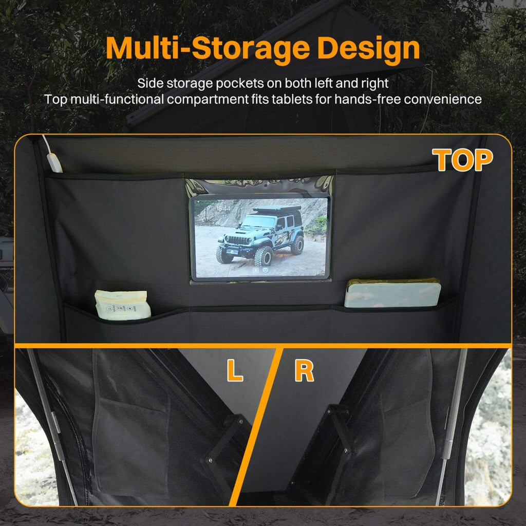 The Trailora Alpine Hardshell Rooftop Tent | 4-Season Slim Profile Overland Tent