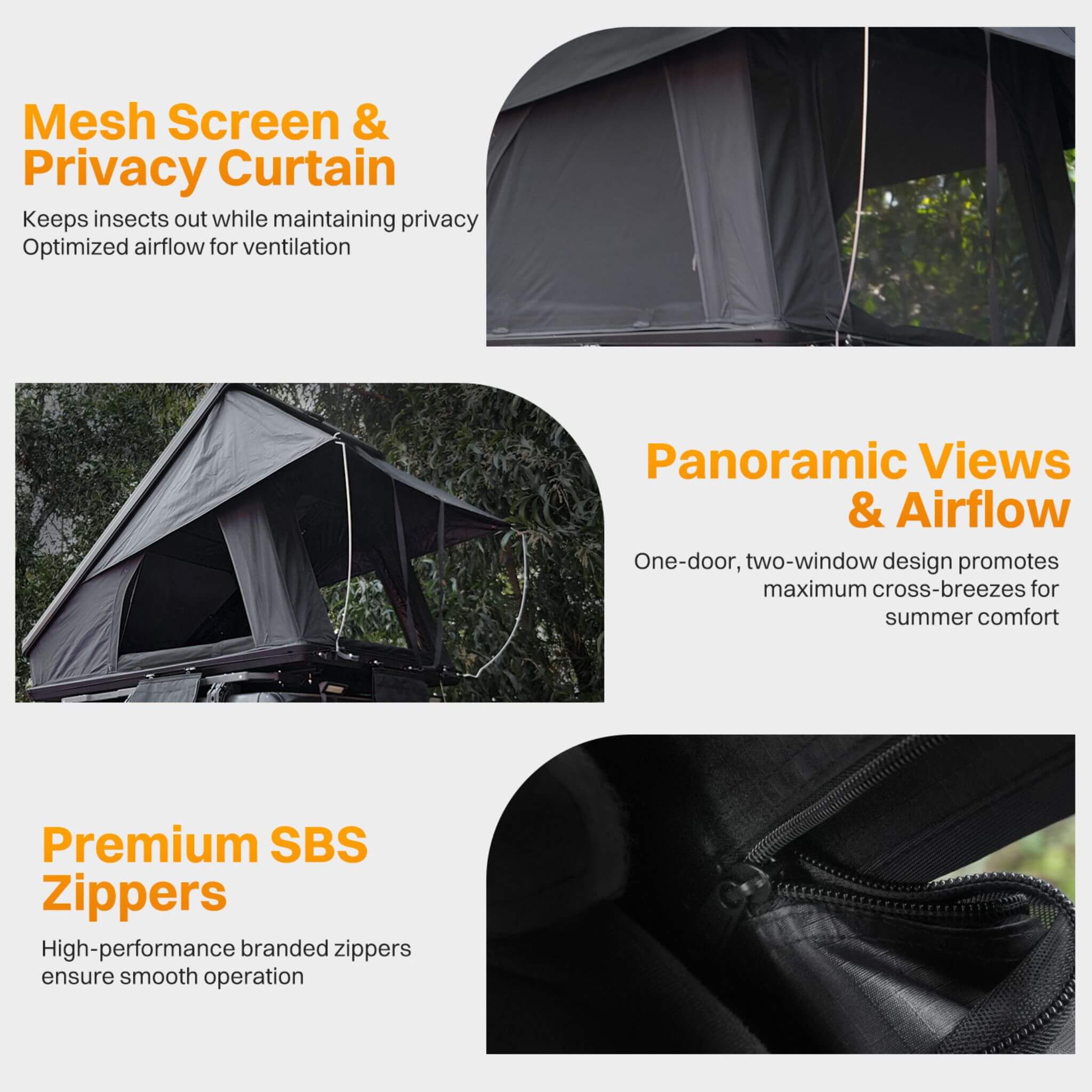 The Trailora Alpine Hardshell Rooftop Tent | 4-Season Slim Profile Overland Tent