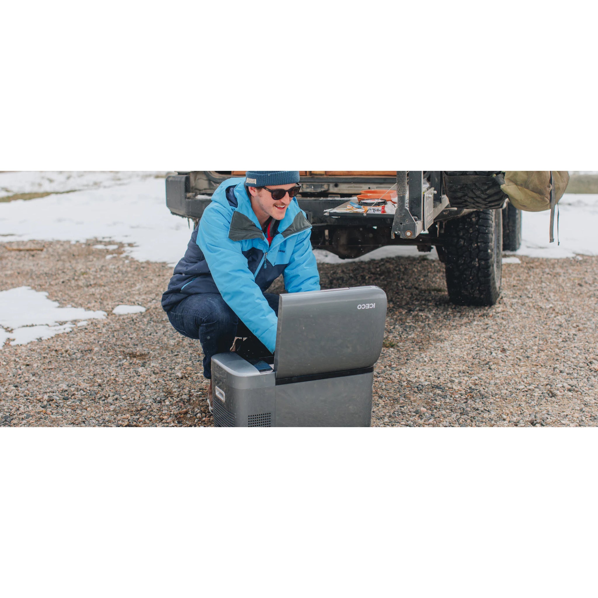 ICECO GO20 12V Portable Freezer 20L Dual Zone | App Controlled Compact Car Fridge