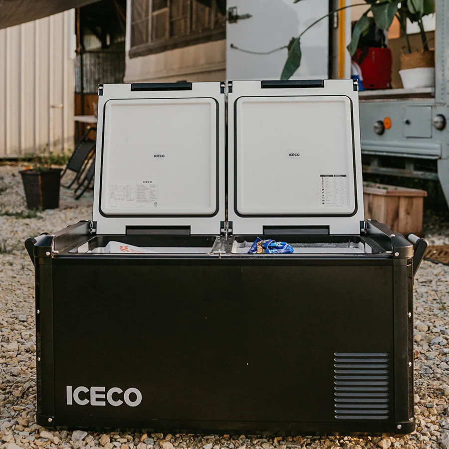 ICECO VL75ProD 12V Fridge Freezer 75L Dual Zone | Heavy-Duty Steel Portable Refrigerator