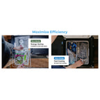 ICECO VL75ProD 12V Fridge Freezer 75L Dual Zone | Heavy-Duty Steel Portable Refrigerator