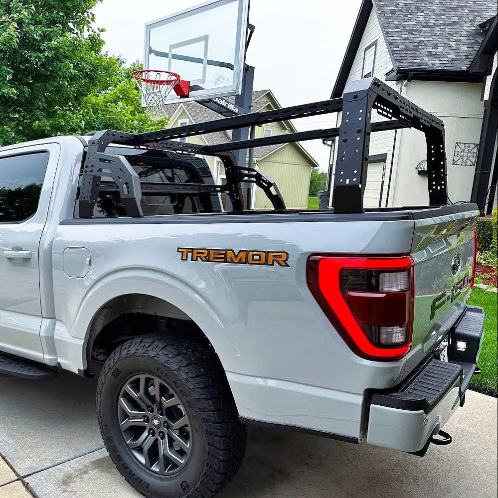 TUWA PRO 4CX Series Shiprock Bed Rack: Height Adjustable & Truck Model-Specific Fitment