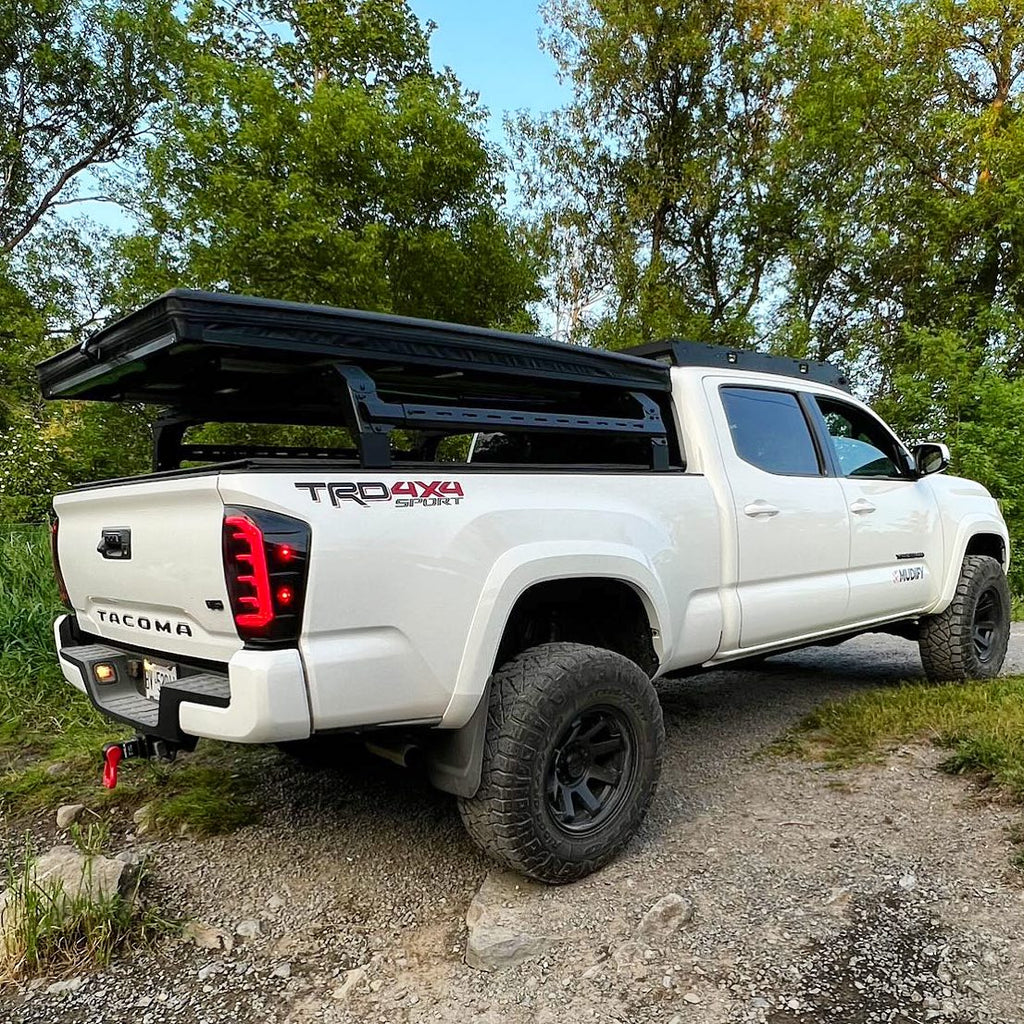 TUWA PRO Shiprock Mid-Height (12.5") Bed Rack: Low Profile & Truck Model-Specific Fitment