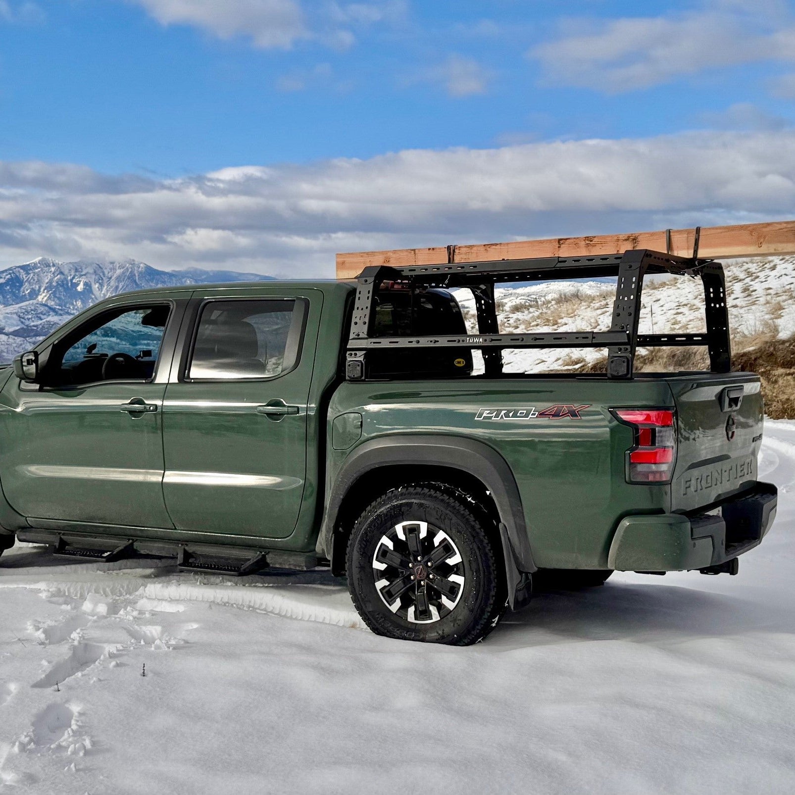 TUWA PRO 4CX Series Shiprock Bed Rack: Height Adjustable & Truck Model-Specific Fitment