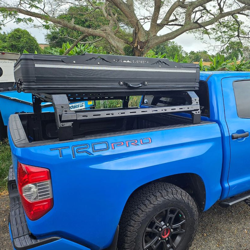 TUWA PRO Shiprock Mid-Height (12.5") Bed Rack: Low Profile & Truck Model-Specific Fitment