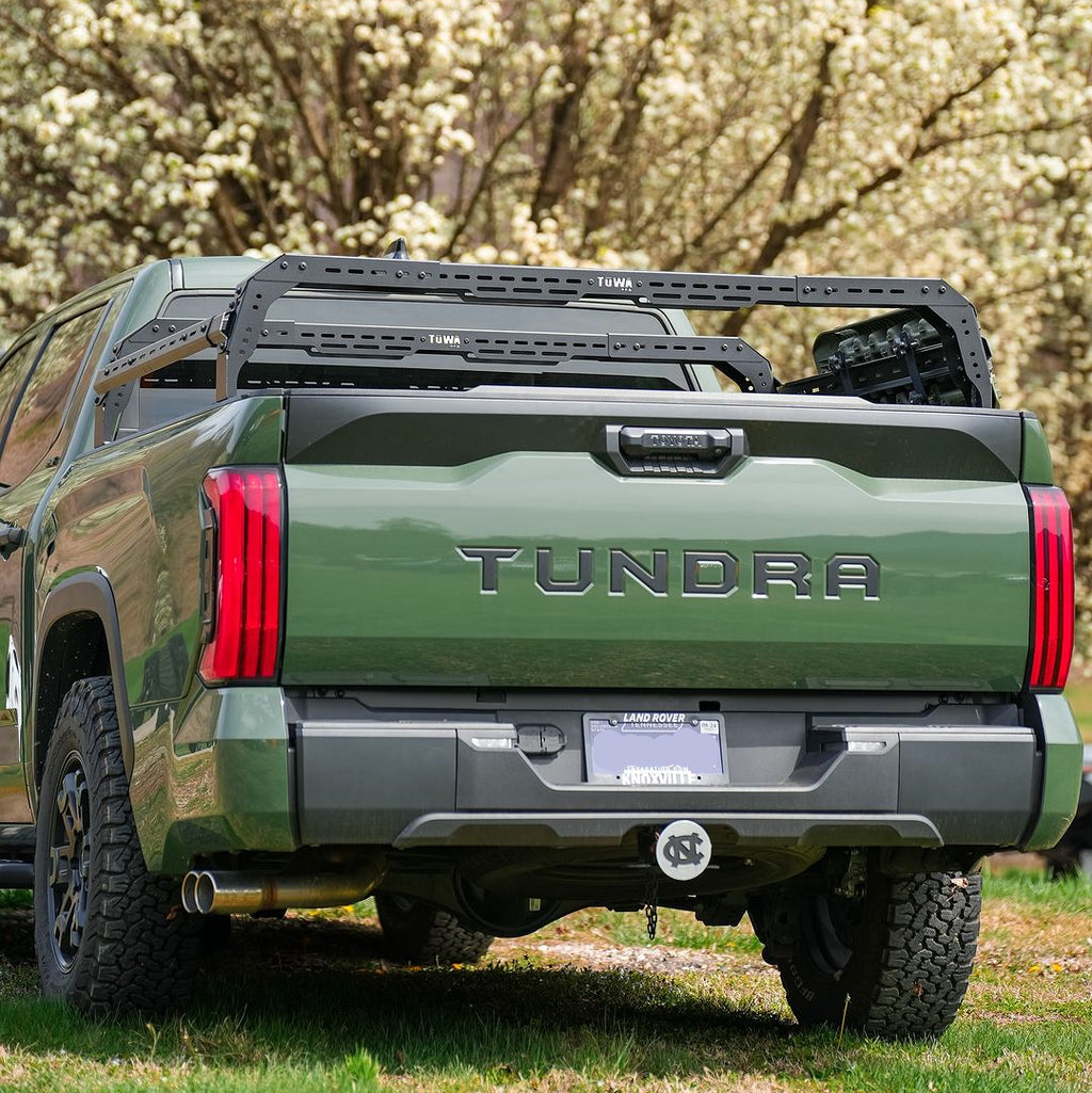 TUWA PRO Shiprock Mid-Height (12.5") Bed Rack: Low Profile & Truck Model-Specific Fitment