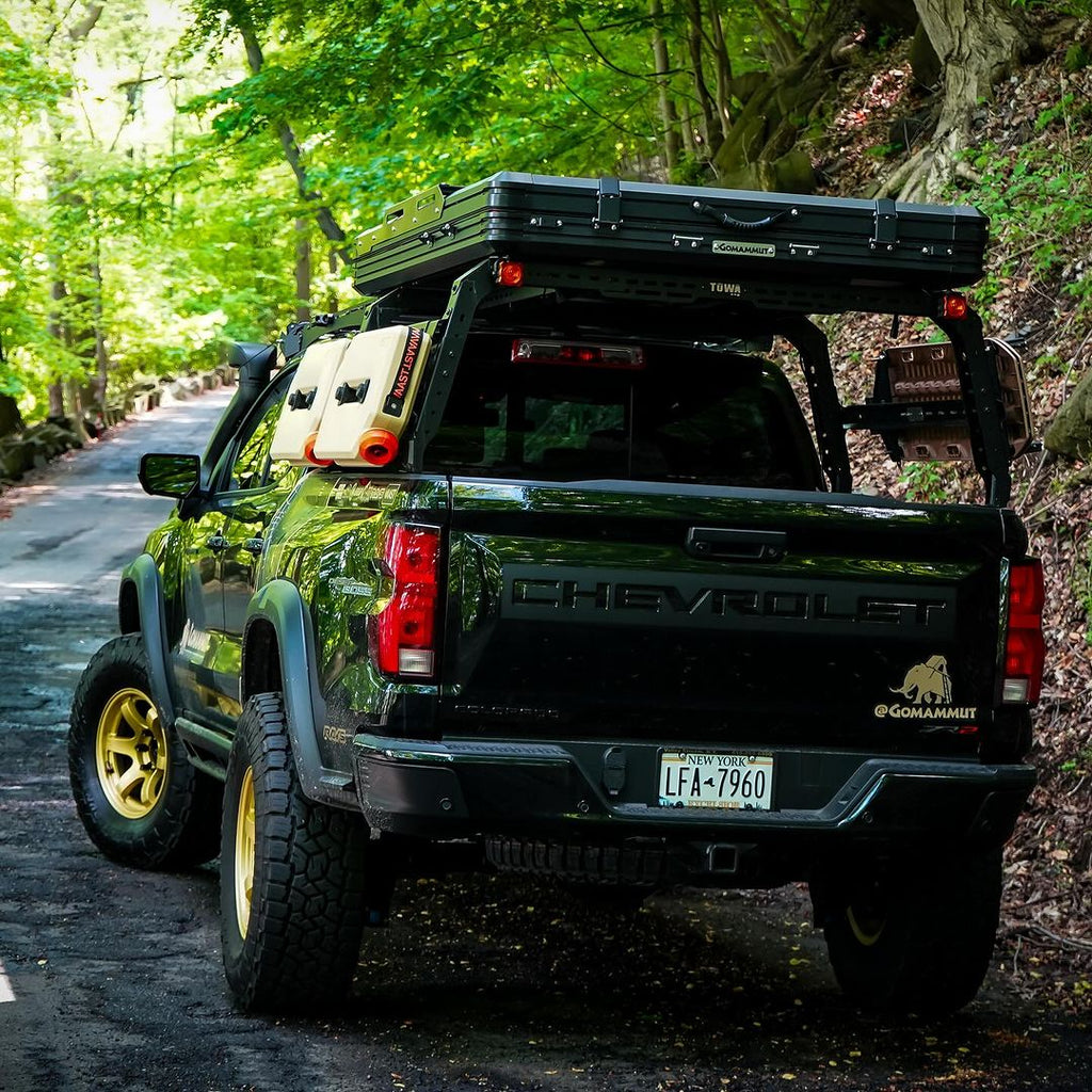 TUWA PRO 4CX Series Shiprock Bed Rack: Height Adjustable & Truck Model-Specific Fitment