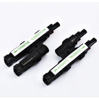 Nature's Generator MC4 Branch Connectors | Parallel Connection Cables for Solar Panels