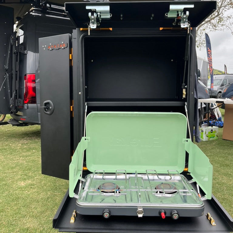Van Ractchet Storage Box The Avatar Offroad Niko Van Storage Box | Exterior Van Door Aluminum G ...