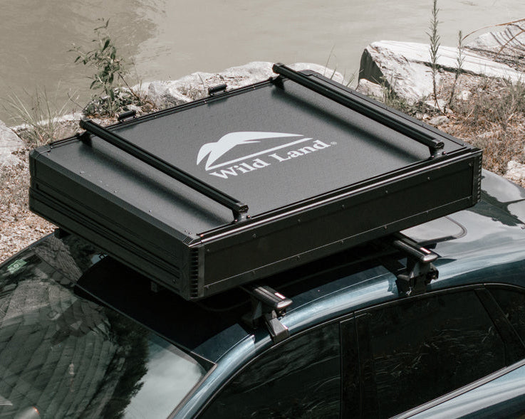 Wild Land Summit Explorer Rooftop Tent | 2-Person Hardshell Side-Open Overlanding Tent