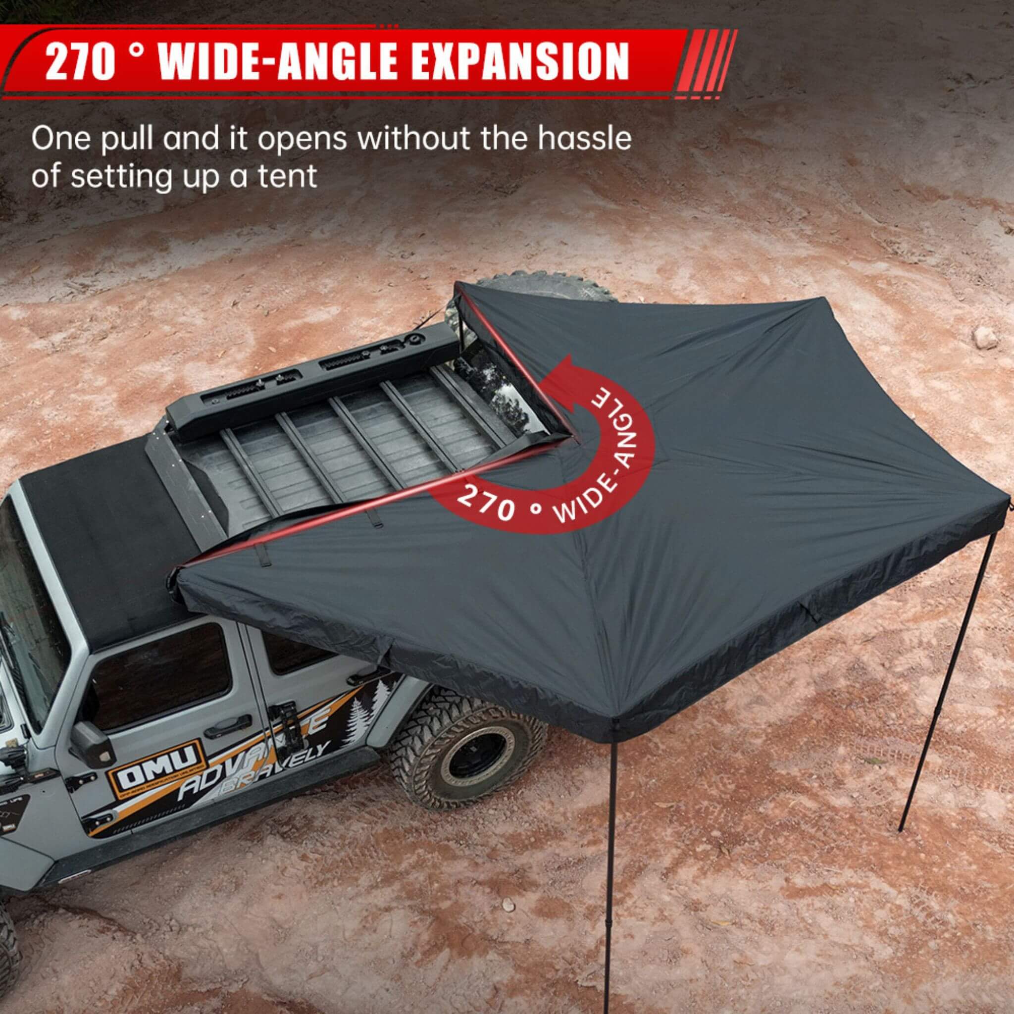 Trailora 270° Panoramic All-Weather Awning