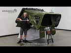 23Zero Armadillo Horizon 3 Premium Hardshell Rooftop Tent | 3-Person Left Side-Open Overland Tent