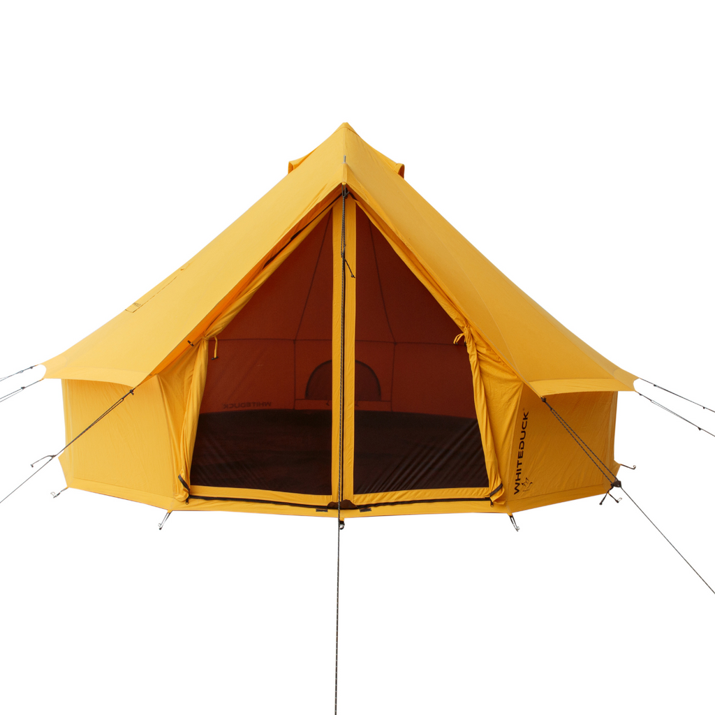 White Duck 20' Regatta Bell Tent | 4-Season Luxury Cotton Canvas Glamping Tent