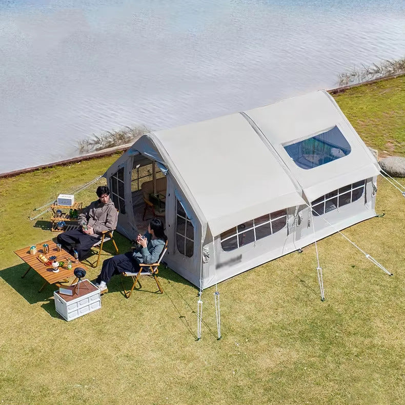 Rapid-Air Inflatable 4-Season Expedition Tent | Heavy Duty Camping Tent for 6-8 People