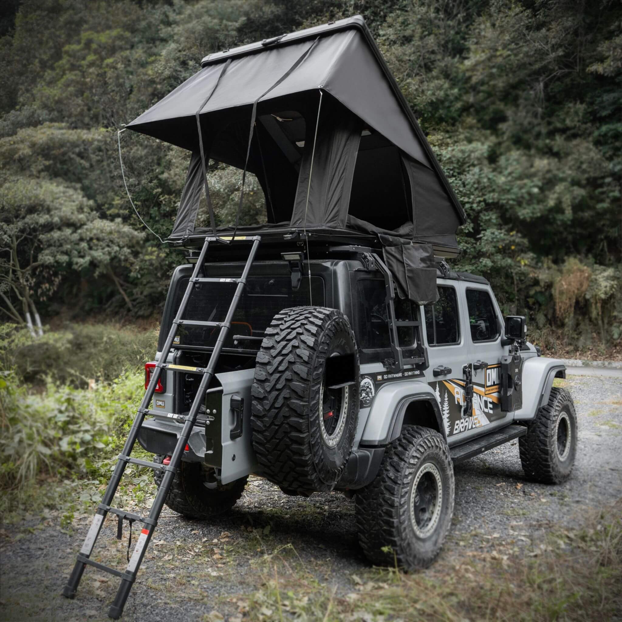 The Trailora Alpine Hardshell Rooftop Tent | 4-Season Slim Profile Overland Tent