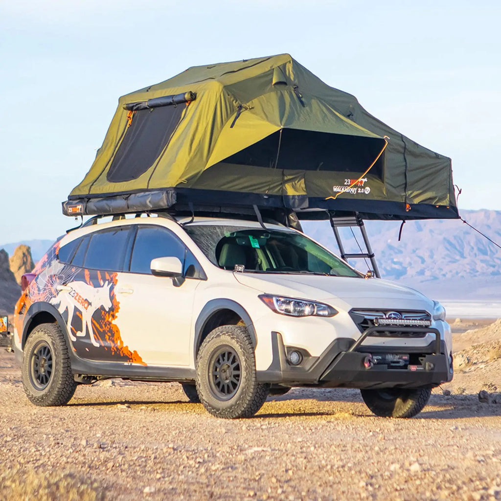 23Zero Walkabout 87 2.0 Rooftop Tent | Huge Family Size 6-Person Tent with HVAC Ports