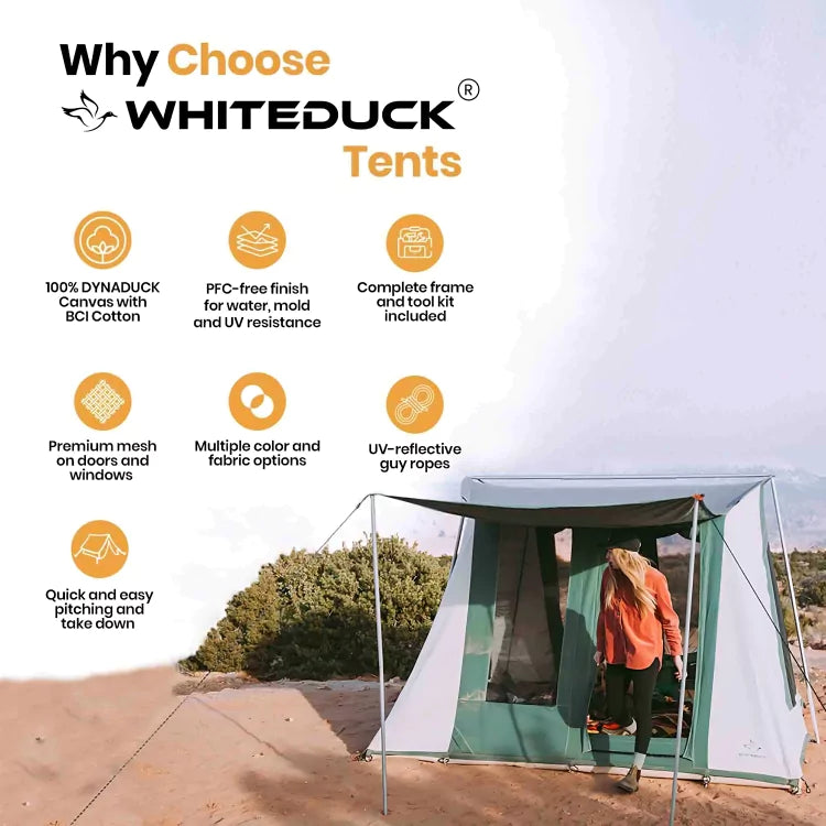 White Duck Deluxe Prota Canvas Cabin Tent