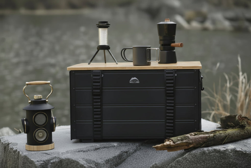 Storage Box For Exploring Wild Land Collapsible Storage Box | Heavy Duty Folding Camping Gear Or ...