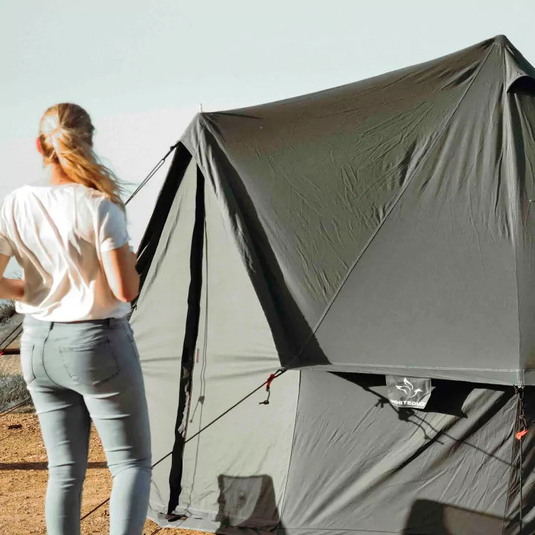 White Duck 10' Regatta Bell Tent | 4-Season Luxury Cotton Canvas Glamping Tent